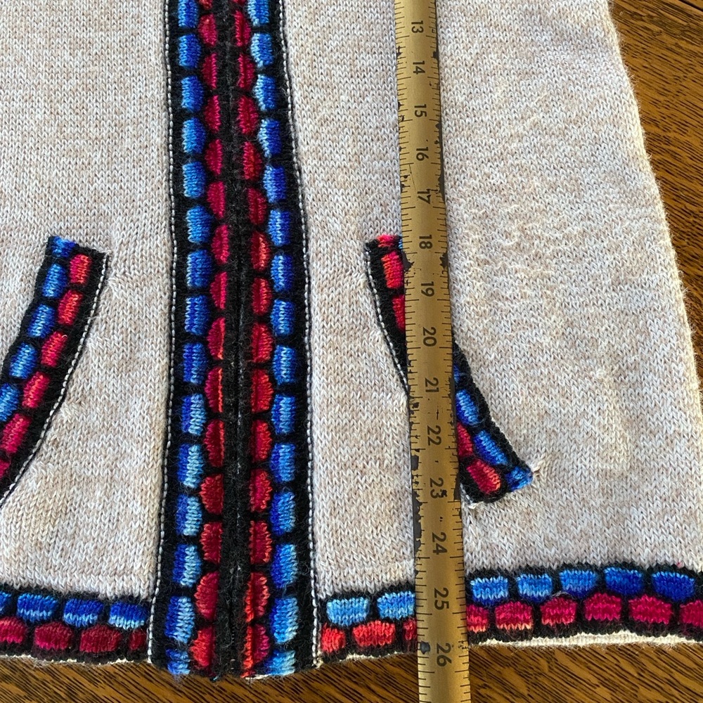 Hooded Acrylic Knit Zipfront Sweater - Picture 6 of 11